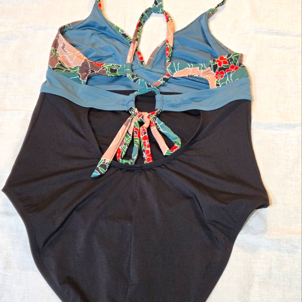 Carve Design "Dahlia": Jardin with Black One-Piece Swimsuit NWOT - Picture 11 of 11